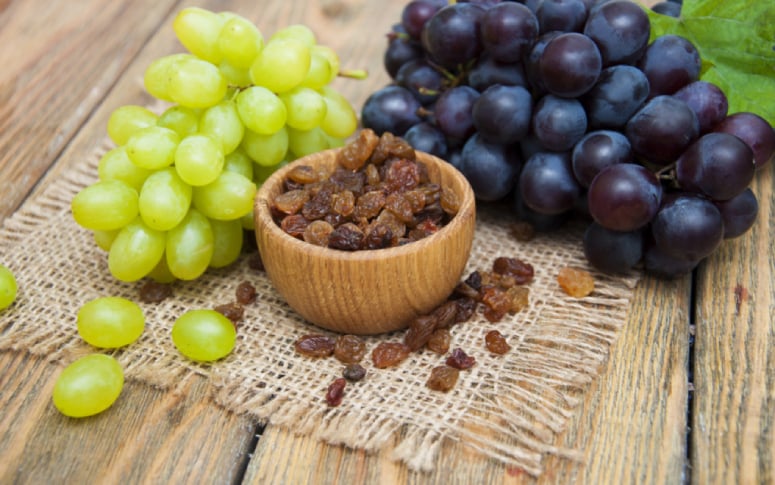 7. Non-Edible Foods: Grapes and Raisins